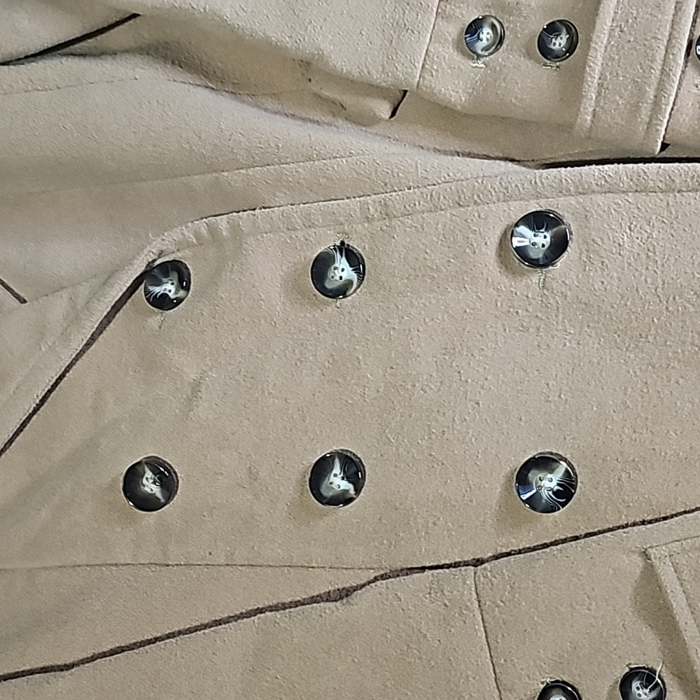 Forever 21 Camel Color Peacoat - Picture 2 of 11